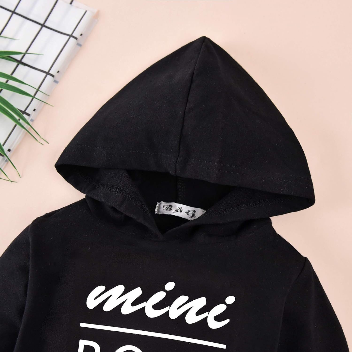 Toddler Baby Long Sleeve Hooded Sweatshirt Pocket Pullover Hoodies for Boys Girls: Clothing