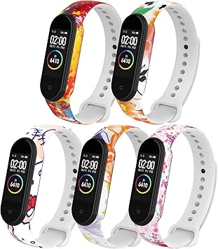 Adepoy Correa para Xiaomi Mi Band 5, Coloridos Impermeable ...