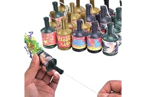 KEKAFU 50Pcs Mini Confetti Party Poppers for Wedding, Birthday, Graduation, Baby Shower - Safe Kids' Fun Party Supplies, Christmas & Halloween Decorations