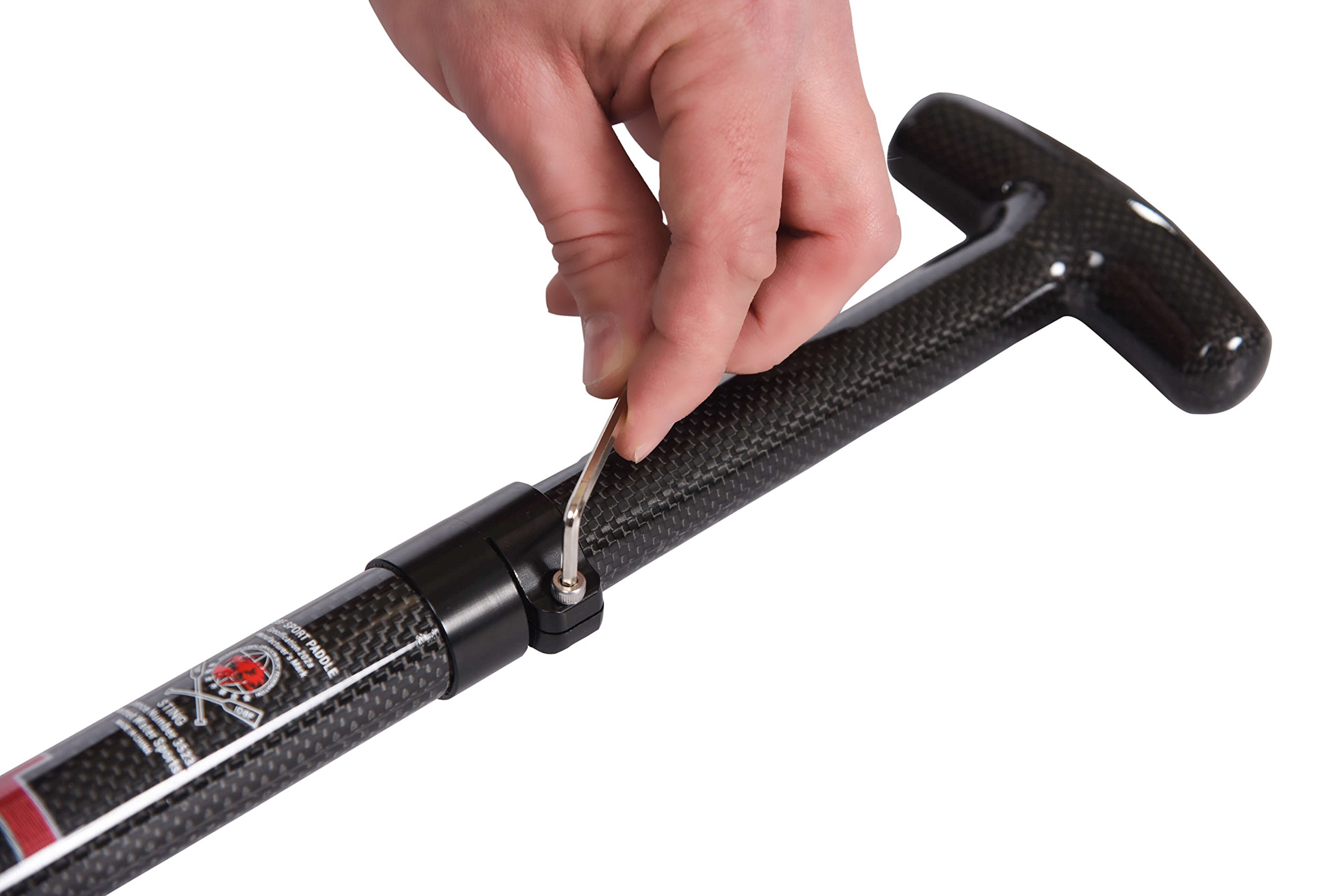 Watersports Dragon Boat Paddle Adjustable Carbon Fiber Koi Fish