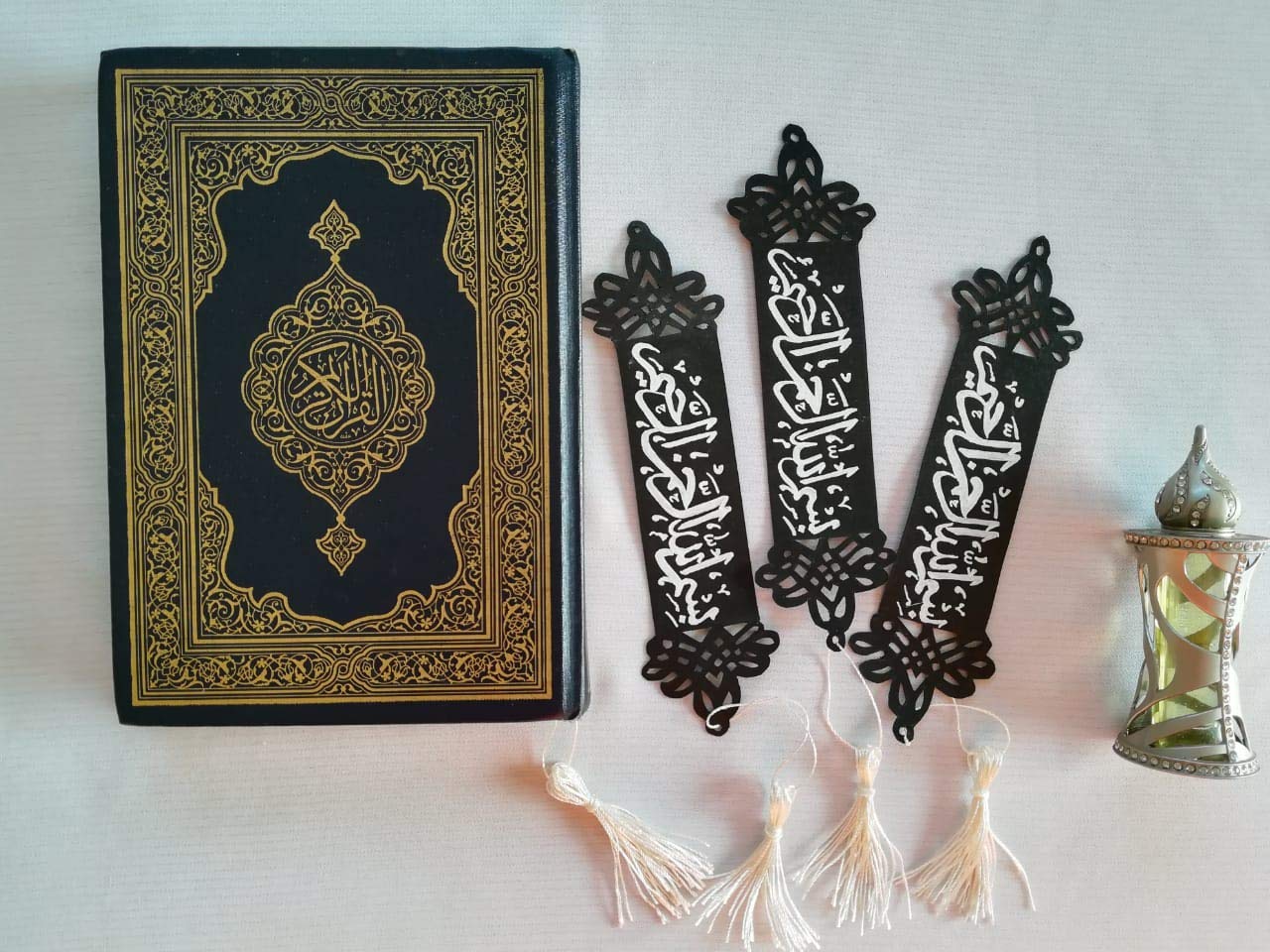 Little Hood Handmade Islamic Bookmark with Arabic Calligraphy Pack of