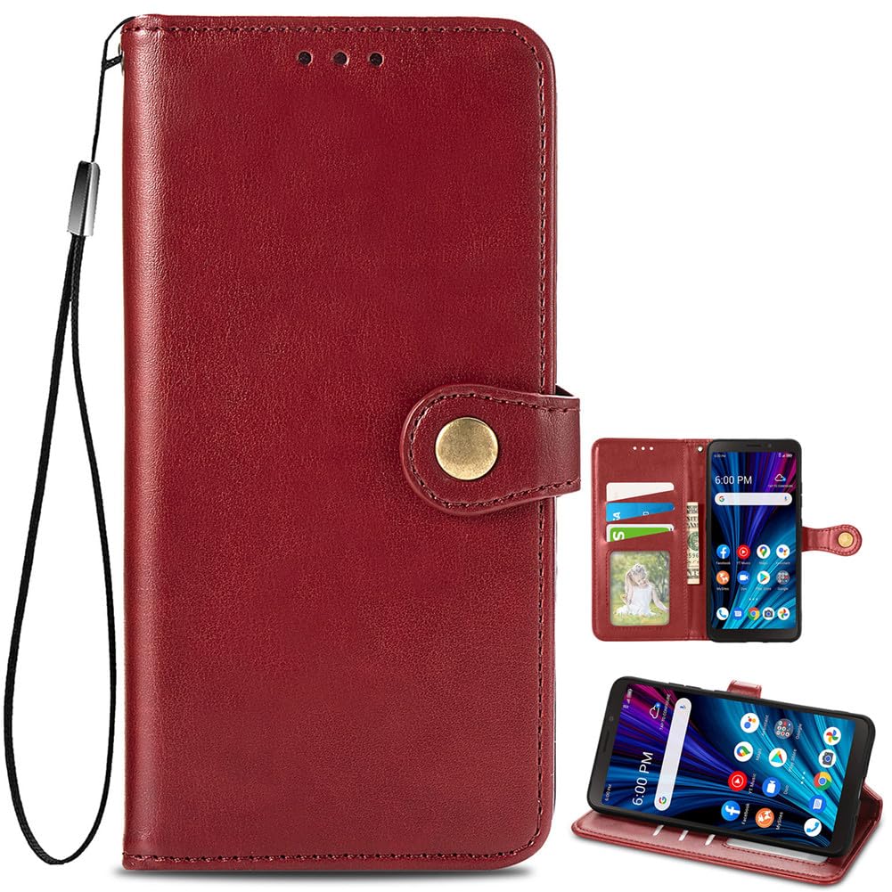 BaiFu Case for Motorola Moto G84 5G, Case Wallet Magnetic Closure with Card Slots and Stand View for Motorola Moto G84 5G Phone Cover-01