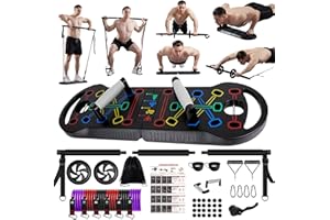 OSCILLATING SLIM Upgraded Push Up Board, Portable Foldable 20 in 1 Push Up Bar Fitness, Pushups Handles for Floor,Strength Training Equipment at Home Gym