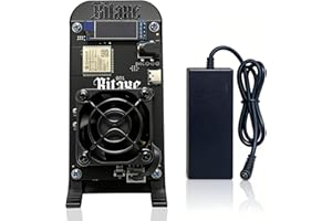 Bitaxe Gamma 601 Solo Bitcoins Miner, 1.2TH/S BM1370 Asic Chip 18W/TH BTC Lottery Crypto Miner with Open-Source System,Plug &