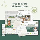 Naty Compostable Nappy Bags Easy Tie Handles 50 Count Fragrance Free view 7