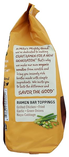 MIKES MIGHTY GOOD ORGANIC FRIED GARLIC CHICKEN RAMEN, 2.2 OZ