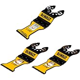 DEWALT 3 Piece Oscillating Tool Blade Set, Wood and General-Purpose, Durable Performance Coating Blade Assortment (DWA4206BM-3)