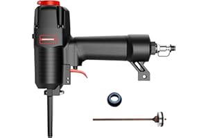 AeroPro 700V Professional Grade Heavy Duty Pneumatic Punch Nailer/Nail Remover with Extra Driver and Bumper, Long Nail Nose, 2-3/4” 6mm Diameter for 1-4 Inch Nails, 9-16 Gauge