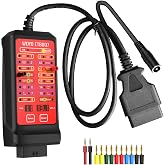 OBD2 Breakout Box, WOYO CTB007 12V/24V CAN Tester Box (27.5inch/70cm) | LED Digital Voltage for 16 PINs, For all vehicle with OBD2 port, 12V/24V DC input power port, Use with OBD2 Scanner