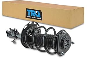 TRQ Front Left Complete Strut & Coil Spring Assembly Drivers Side Compatible with 2006-2012 Toyota RAV4