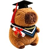 Graduation Gifts - Capybara Graduation Plush 9-Inch Graduation Doll | Graduation Gifts, Soft Snuggle, 100% Cotton, Child-Friendly