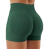 YEOREO SoftHue Women Workout Gym Impact Shorts Hidden Scrunch Butt Lifting 2.5"/3.6"/4.5"/6" Seamless Shorts