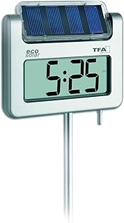 TFA Dostmann Avenue digitales Solar-Gartenthermometer, 30.2026, mit Lichtsensor