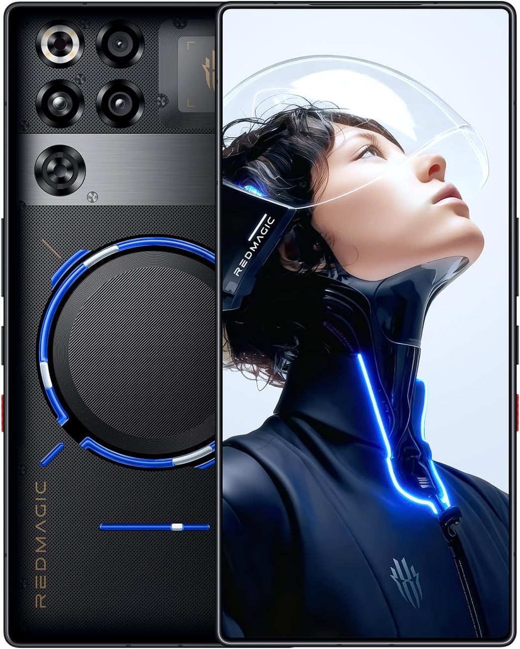 REDMAGIC 11 Pro Gaming Phone, 144Hz 5G Android Smartphone, 16GB RAM + 512GB ROM, Snapdragon 8 Elite Gen 5, 6.85 Inch 1.5K Full Screen Cell Phone, 50MP Camera, 80W Charger, Transparent