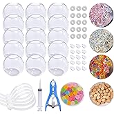 Anergoo DIY Stress Ball Making Kit-Easy DIY- 15 TPR Skins, Total 14oz of Various fillers, Create ASMR Anxiety Relief Toys, Handmade Squishy Stress Balls, Squishy Maker,Self-Care Gifts for Women