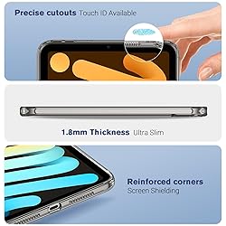 ProCase Clear Case for iPad Mini 7th(A17 Pro) 2024