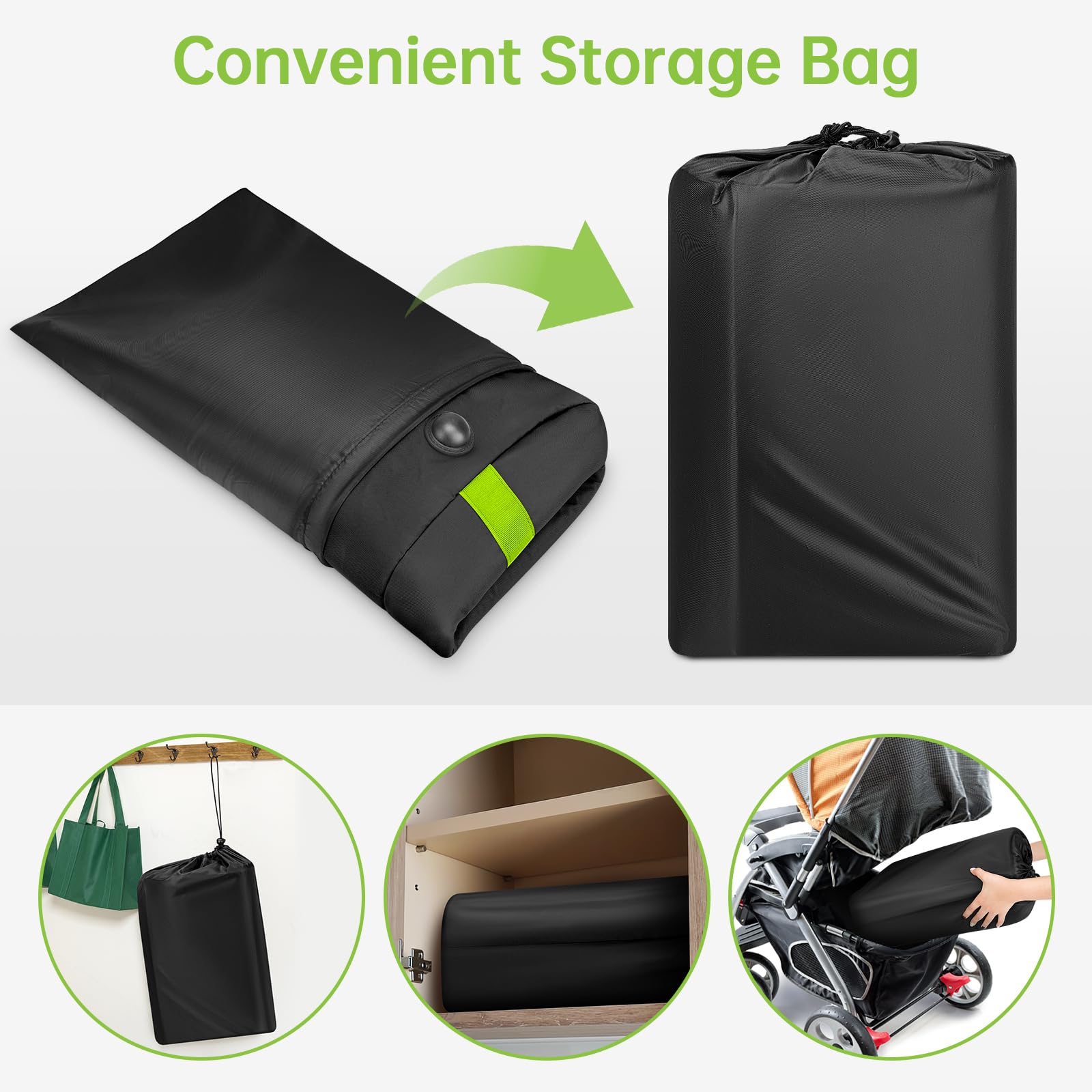 YOREPEK Infant Car Seat Travel Bag Compatible with All Nuna Pipa Car Seat and Base or Chicco KeyFit 30 and Base, Padded Car Seat Bags for Air Travel,Car Seat Gate Check Bag with 5 Protective Feet