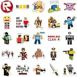 Lanseede Roblox 50pcs Stickers Waterproof Blox Decals for Laptop Car Bottle view 3