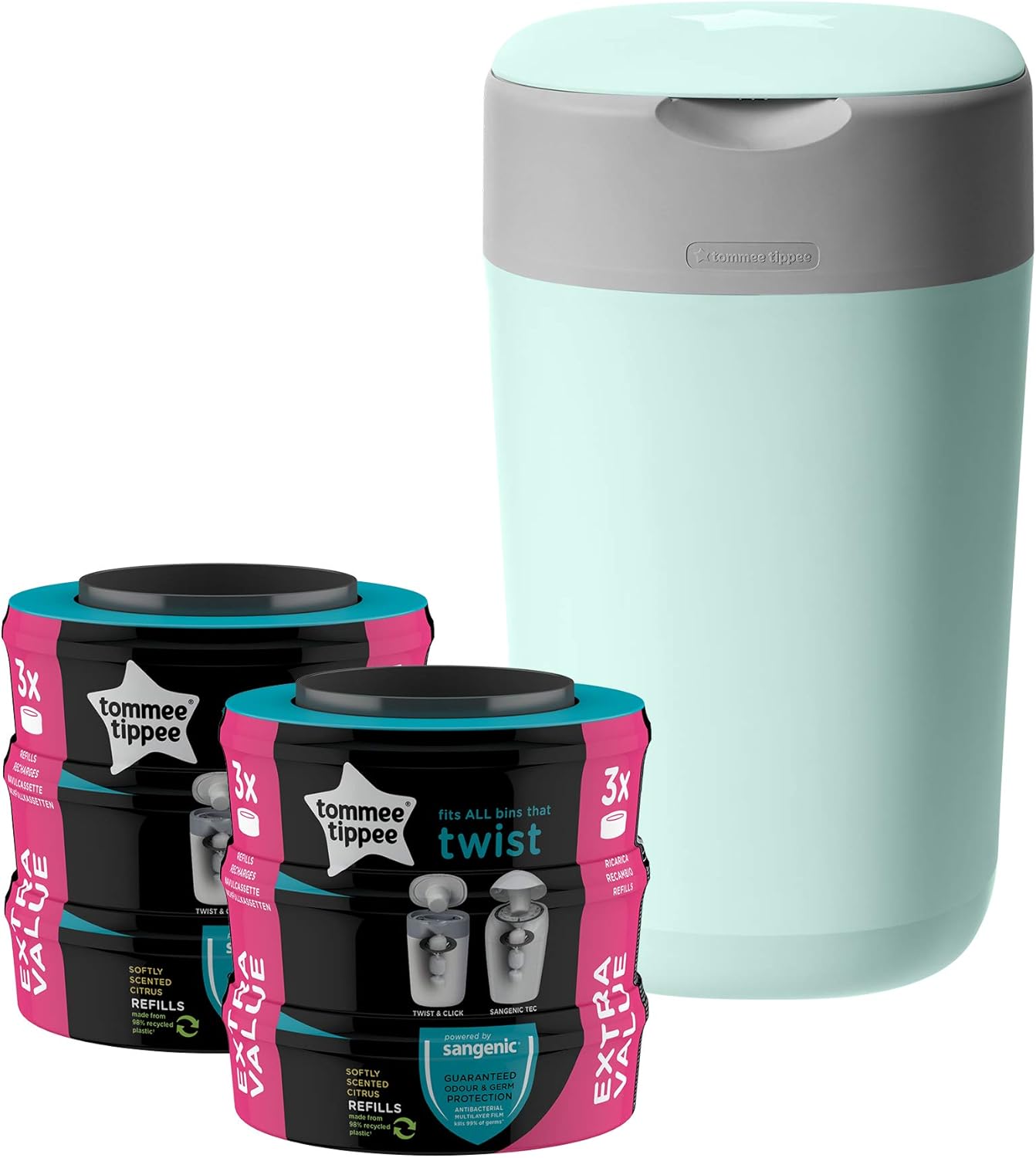 sangenic nappy bin big w