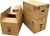 Pluto Packaging 40 Large Removal Boxes 47x31.5x25cm 44L with Room List view 2