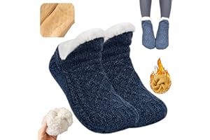 Snowsof Warm Fuzzy Winter Socks for Women - Warm Thick Socks, Thermal Snow Socks for Cold Weather