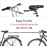 TeTupGa Bicycle Tow Rope Belt Strap for Parent-Child MTB, 1.7m-3m, Black view 4