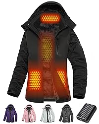 Women Graphene Heated Jacket Electric Warming Coat
