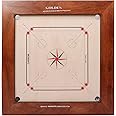 KD Golden Carrom Board Antique Indoor Board Game Approved by Carrom Federation of India & Maharashtra Carrom Association (36mm, Jumbo)