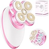 Electric Razors for Women Legs, Upgraded Magnetic Flawless Electric Shaver for Women, Rechargeable Waterproof Women's Electric Trimmer for Arms Legs and Pubic Area (Pink)