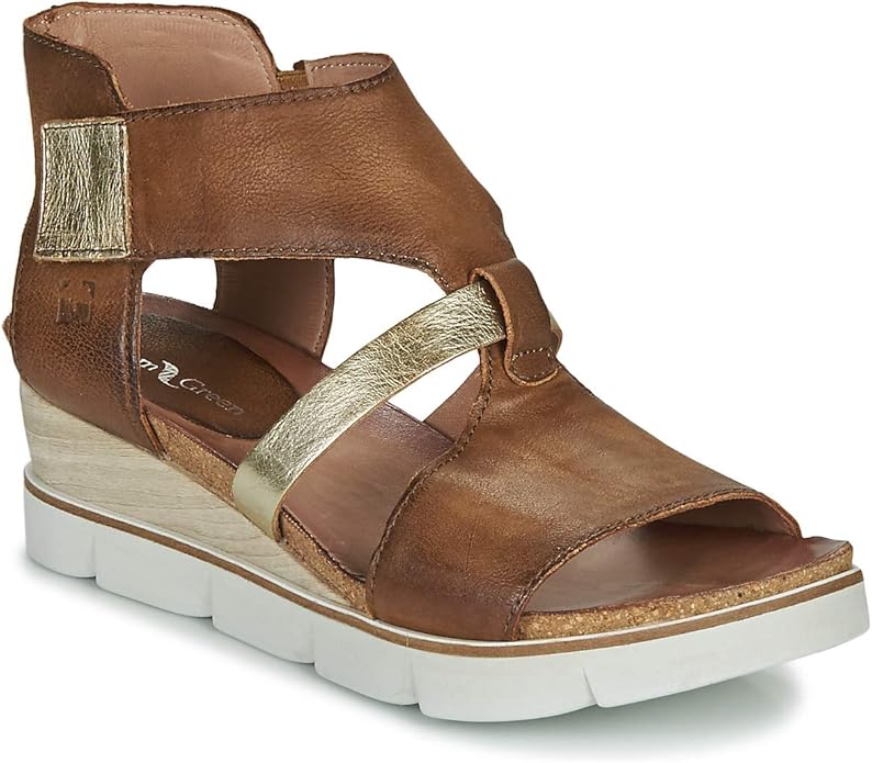 Amazon.com | dream in green Liratimo Sandals Women Cognac - 9 - Sandals Shoes | Flats