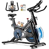 Wenoker Exercise Bike for Home – 350LB Magnetic Resistance Indoor Cycling Bike, Silent Stationary Spin Bike with App Sync, Ad