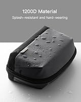 Inateck Electronics Organizer Travel Case 180° Open Water-Resistant Gray Large view 6