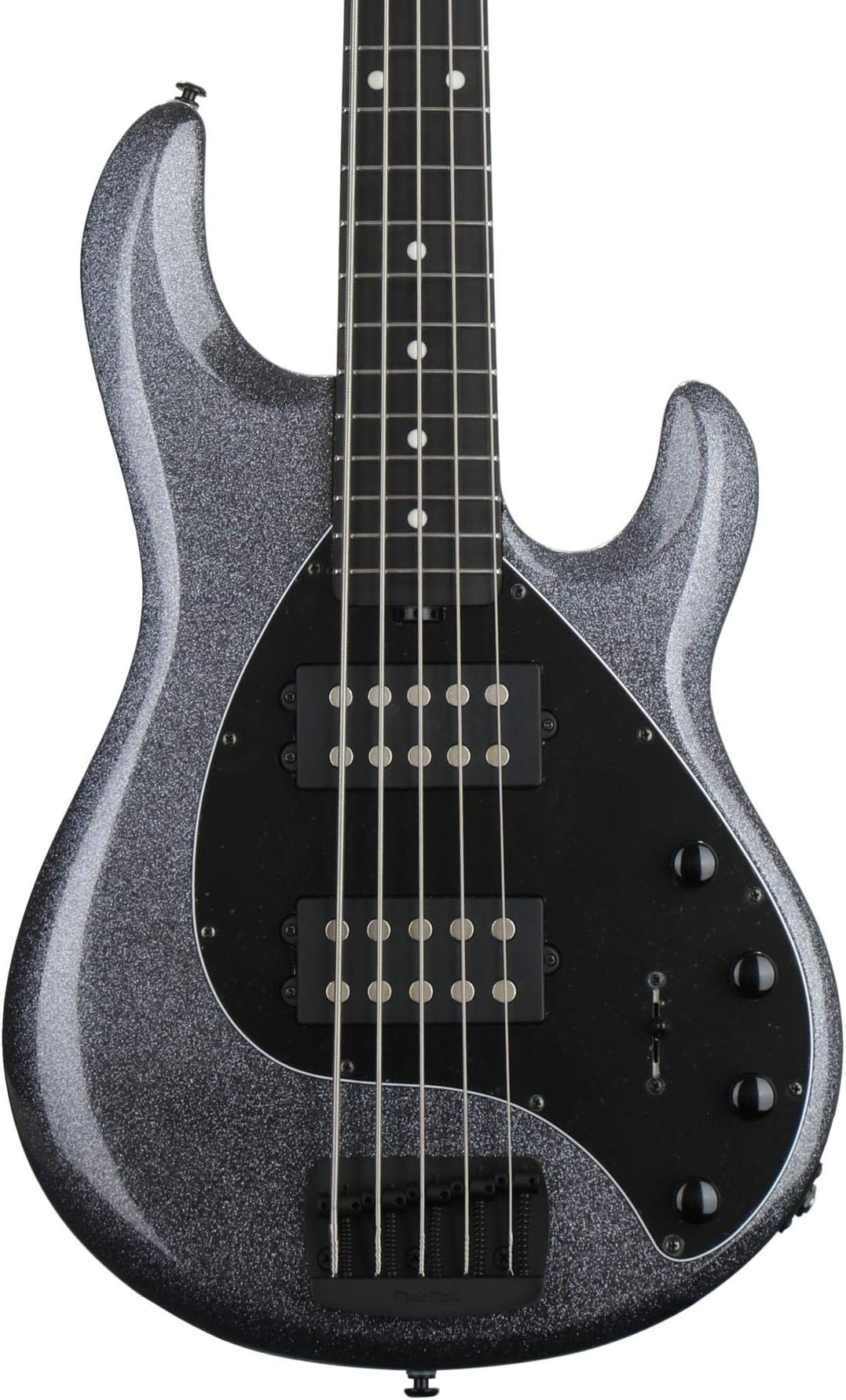 Ernie Ball Music Man StingRay5 Special HH 5-String Bass Guitar Charcoal Sparkle