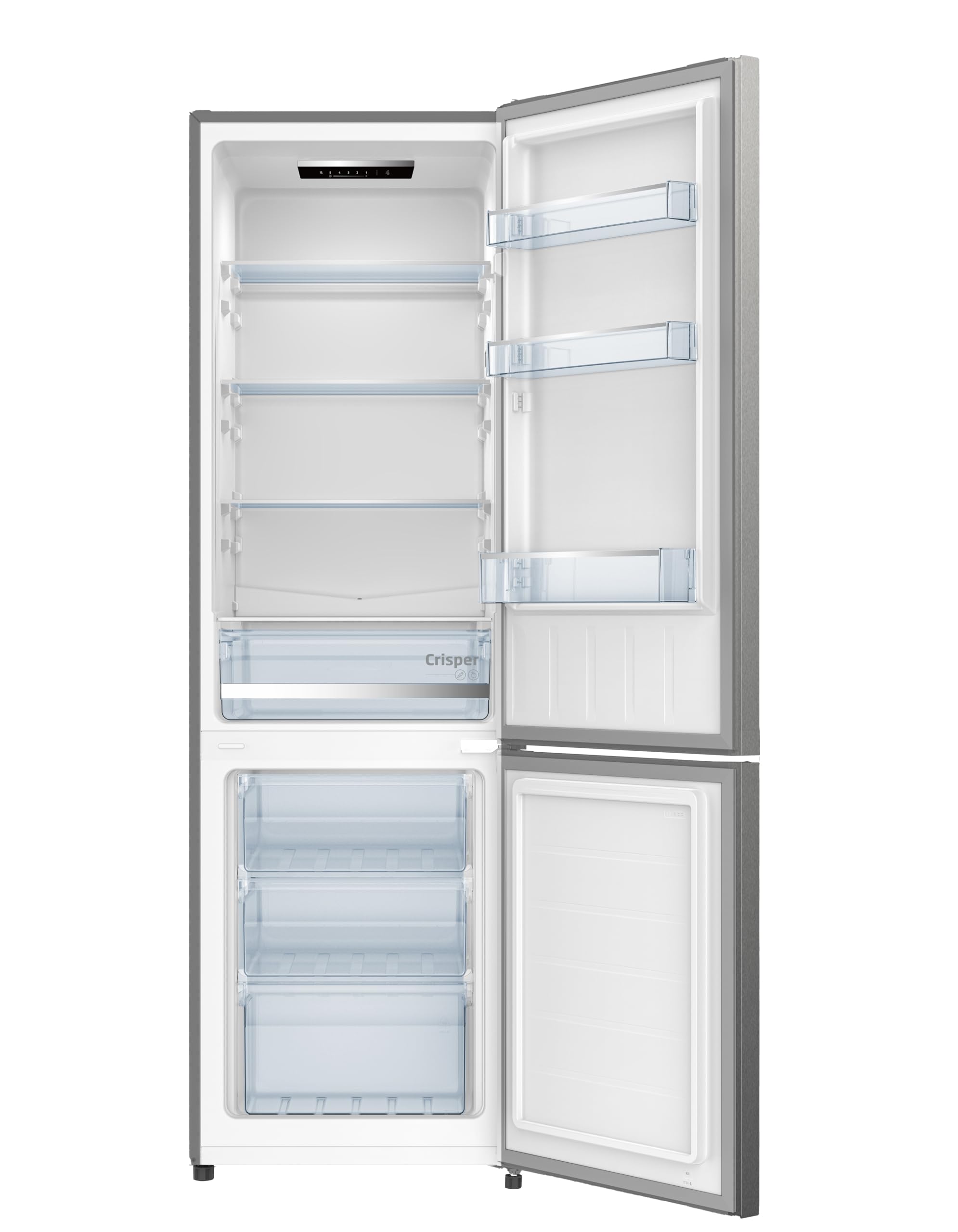 Beko B3RCSO255XB freistehende Kühl/-Gefrierkombination, 262 l Nettovolumen, 187 l Kühlen, 75 l Gefrieren, MinFrost, Supergefrierfunktion, 3 Gefrierschubladen, Inox 3
