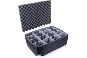ColorCase Gray Padded Divider Set for The Pelican 1610 Protector case.
