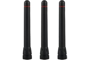 YiNiTone 3pcs 3.47inch Marine VHF Antenna 136-174 MHz Compatible for ICOM Radio IC-M94D IC-M24/25 IC-M85 IC-M33/34 IC-F33/F33GS IC-F3 IC-F30 IC-F70 IC-F3001 IC-F3021/F3022/3023/F3026/F3029