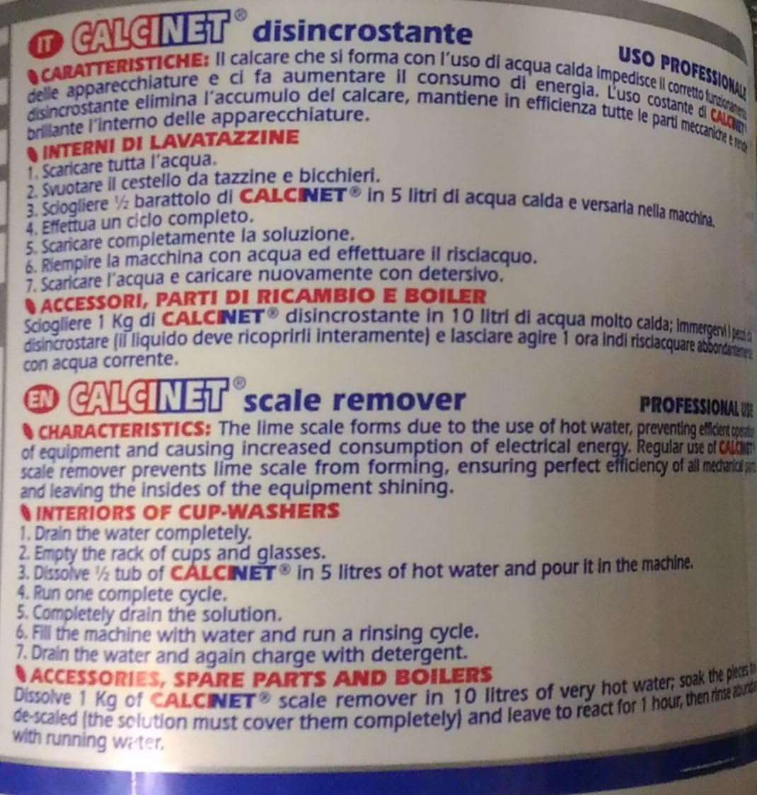 SCALE REMOVER CALCINET 1000 g PULY CAFF, 1 kg (Pack of 1) - Image 4