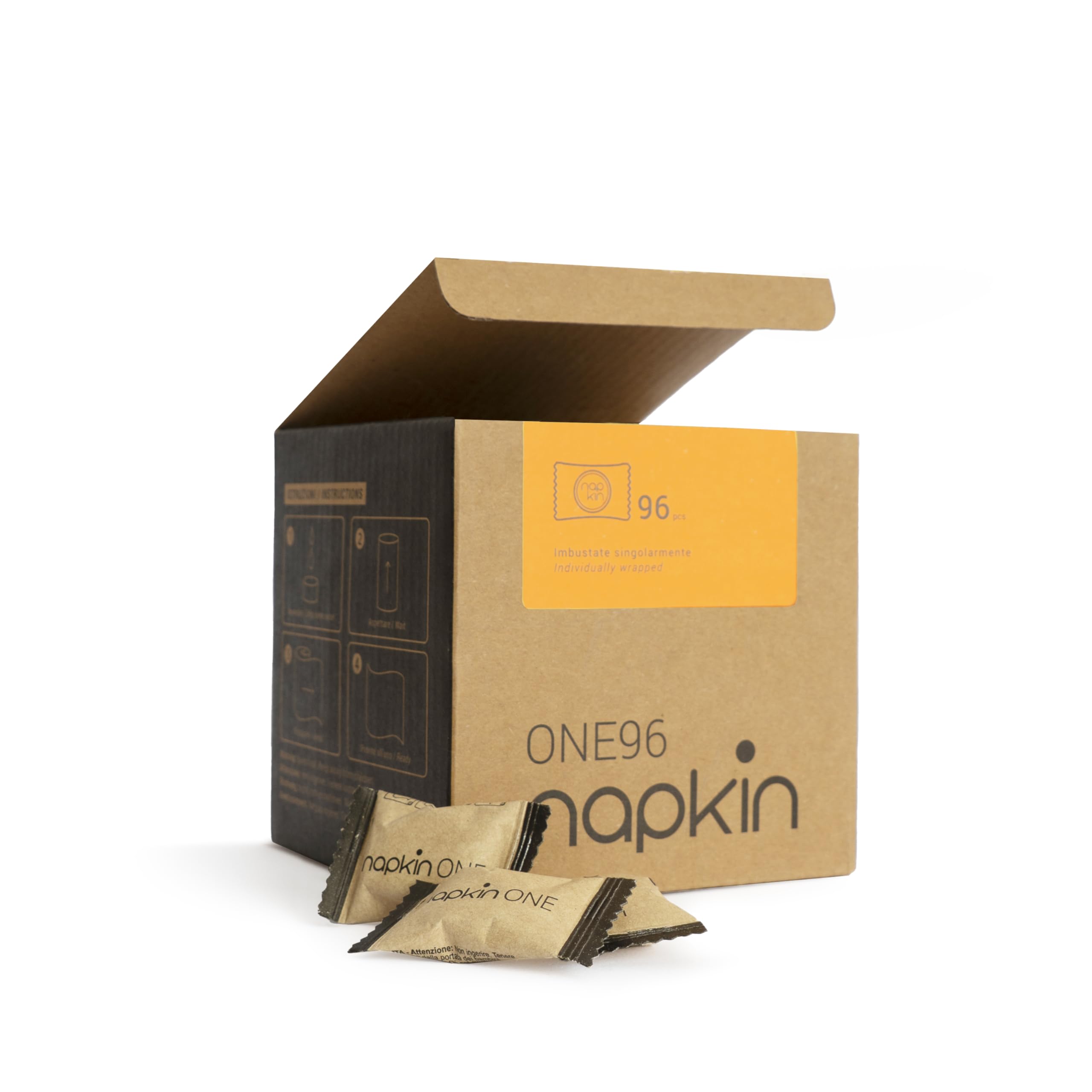 Napkin CREHO One 96 Pressed Viscose Wipes Tablets