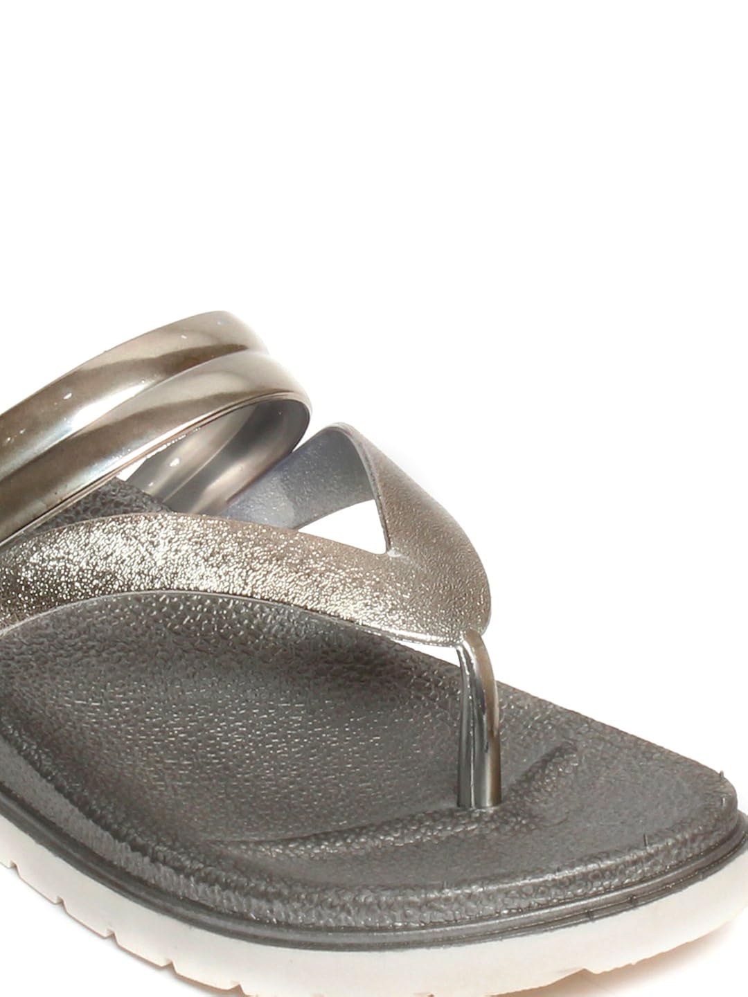 meriggiare women synthetic grey flats 37 eu