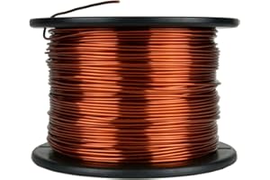 TEMCO INDUSTRIAL TEMCo 13 AWG Copper Magnet Wire - 7.5 lb 471 ft 200°C Magnetic Coil Winding