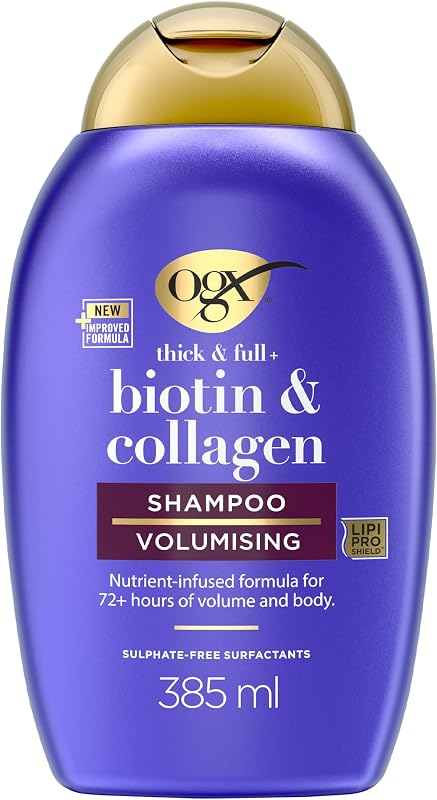 Thick & Full + Biotin & Collagen Shampoo Volumizzante Capelli, 385 ml