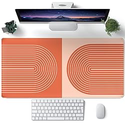Two Toned Boho Desk Mat XXL Mouse Pad Large Boho