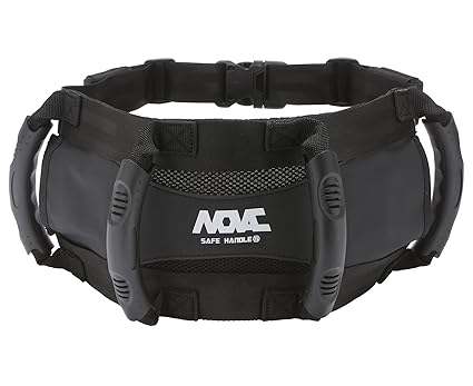 NOVAC Passenger Safety Belt by Grip Grab Handle able to wear as a Kidney Belt for ATV Superbike JETSKI Motorcycle Motobike Bike Snowmobile