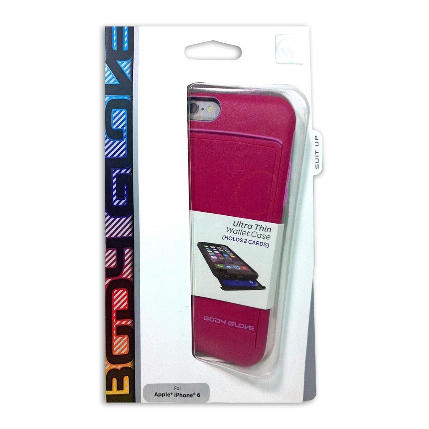 - iPhone Wallet (Pink) Retail 6/6s Satin Hideout  Body Case Packaging Glove for