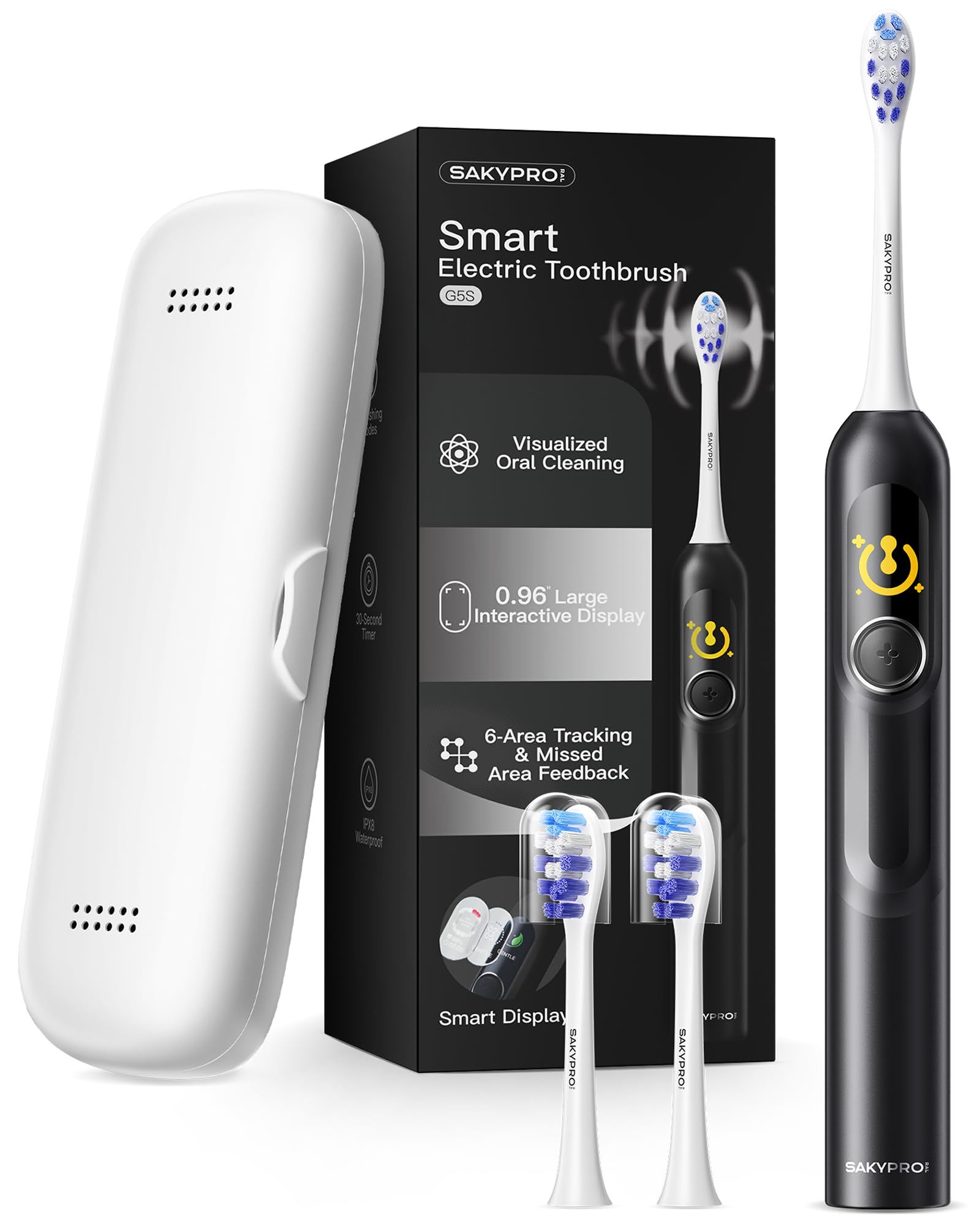 Photo 1 of SAKYPRORAL AI Electric Toothbrush with Smart Display 