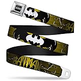 Buckle-Down Seatbelt Belt Batman XL