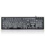 Perixx PERIBOARD-317 Wired Backlit USB