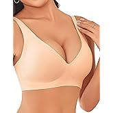 Avidlove Wireless Bras Full Coverage Seamless Comfort Colors Tshirt Bras for Women No Underwire with Padded