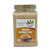 Desi Kitchen Brown Basmati Rice | 3.5 lbs (1.59kg) Jar | Healthy Whole Grain, Product of India