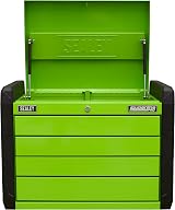 Sealey APPD4G Push-to-Open Topchest 4 Drawer Green Ball-Bearing Tool Chest view 4